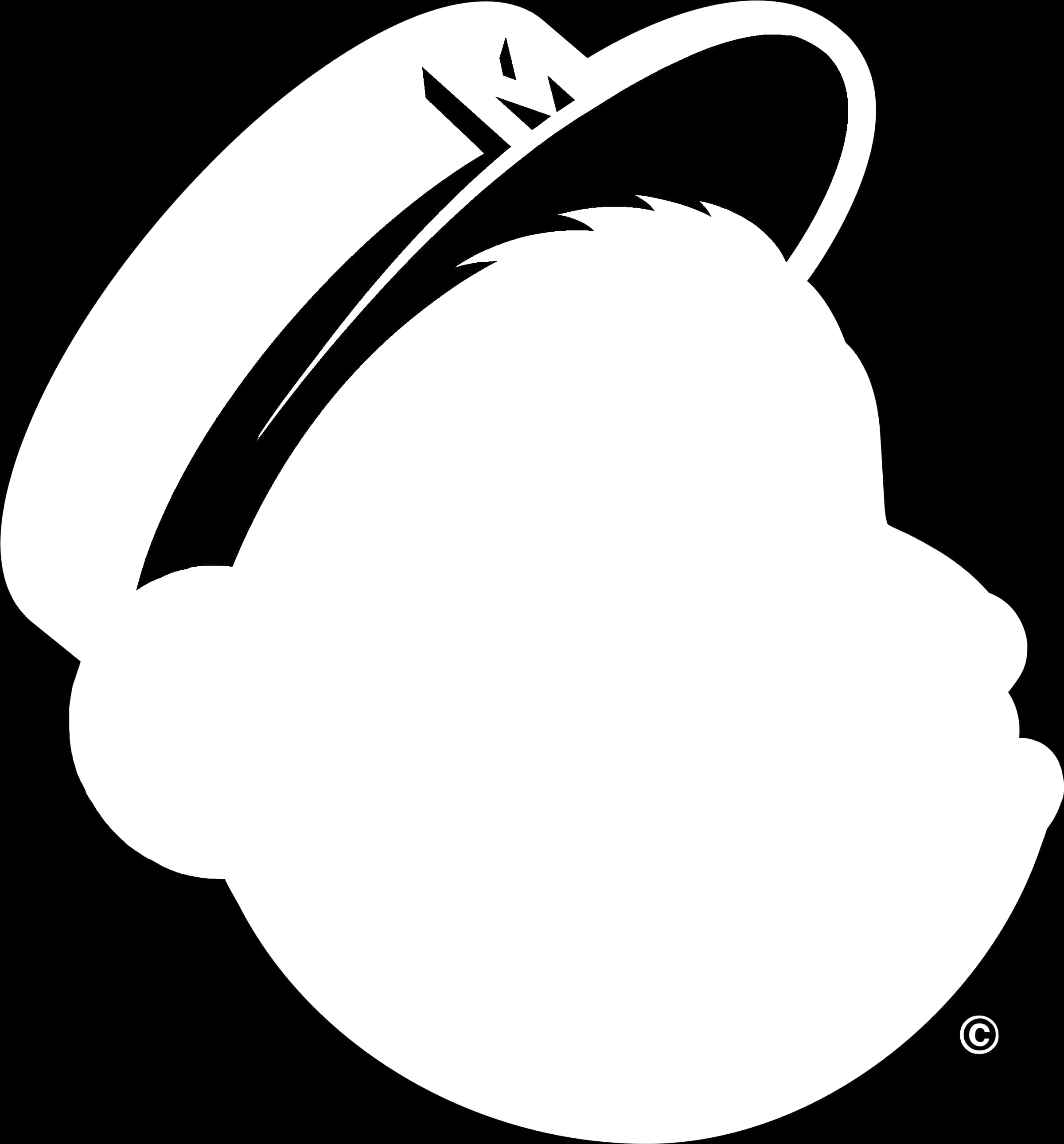 Mailchimp Logo Blackand White PNG