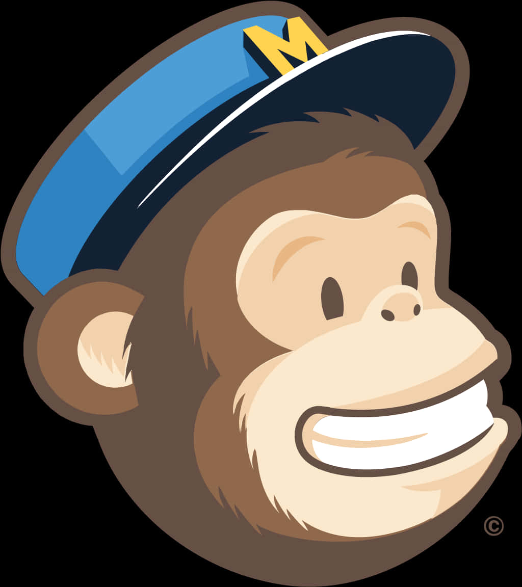 Mailchimp Logo Monkey Cap PNG