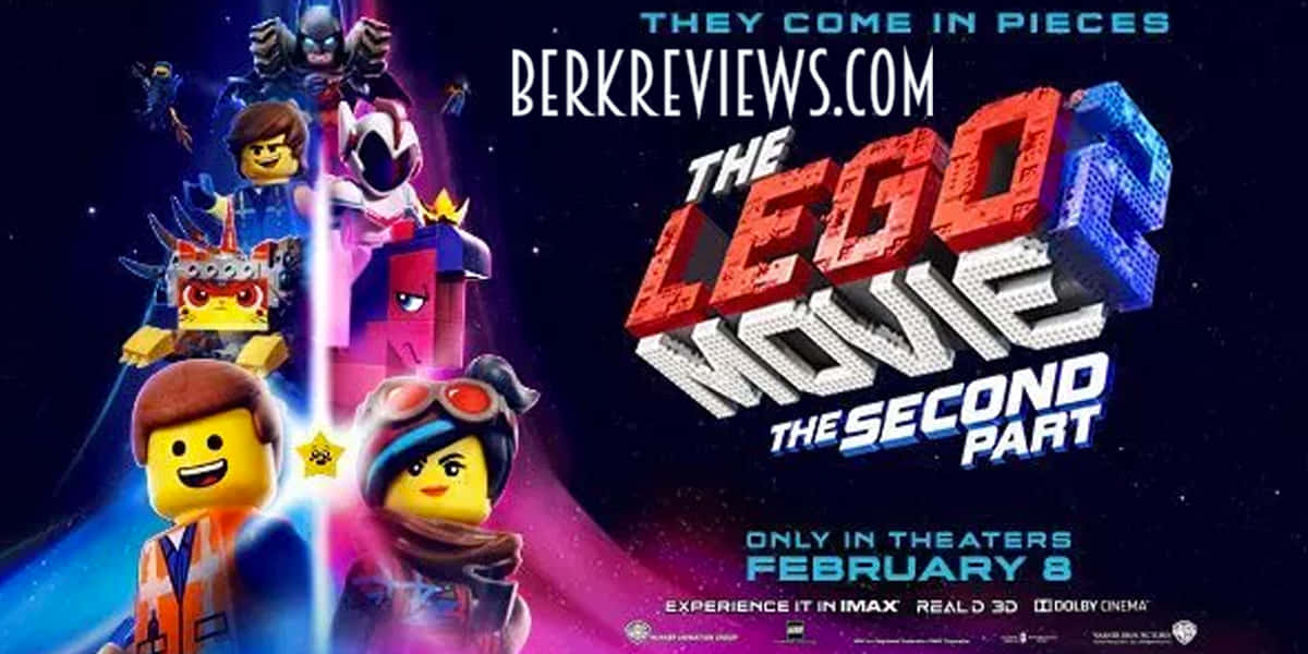 Main Characters From The Lego Movie 2 The Second Part, Excitement In The Lego World Wallpaper