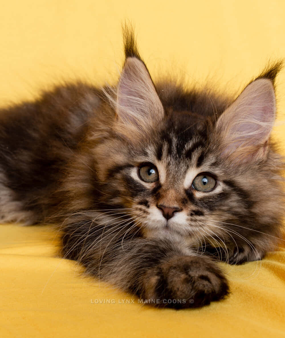 Domestic Maine Coon Picture