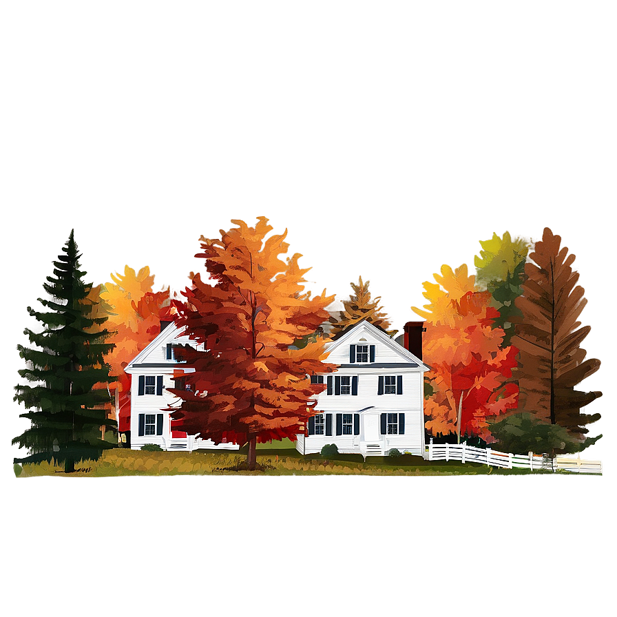 Maine Fall Foliage Splendor Png Jbn63 PNG