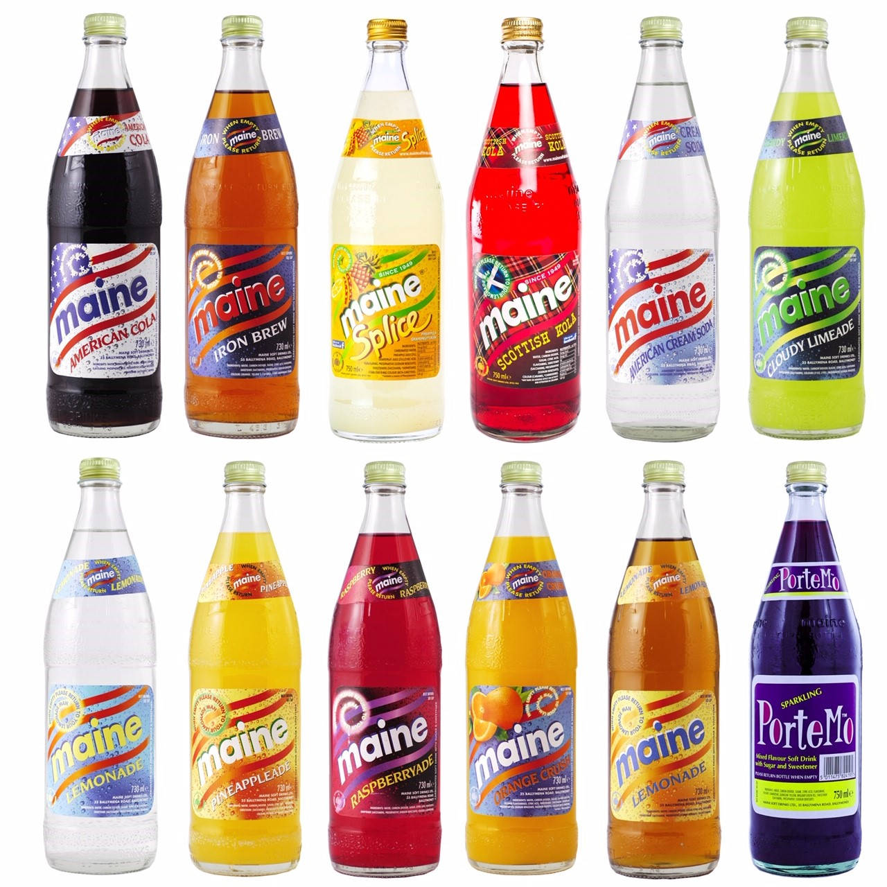 Delicious Maine Root Organic Soda Drinks Selection Wallpaper