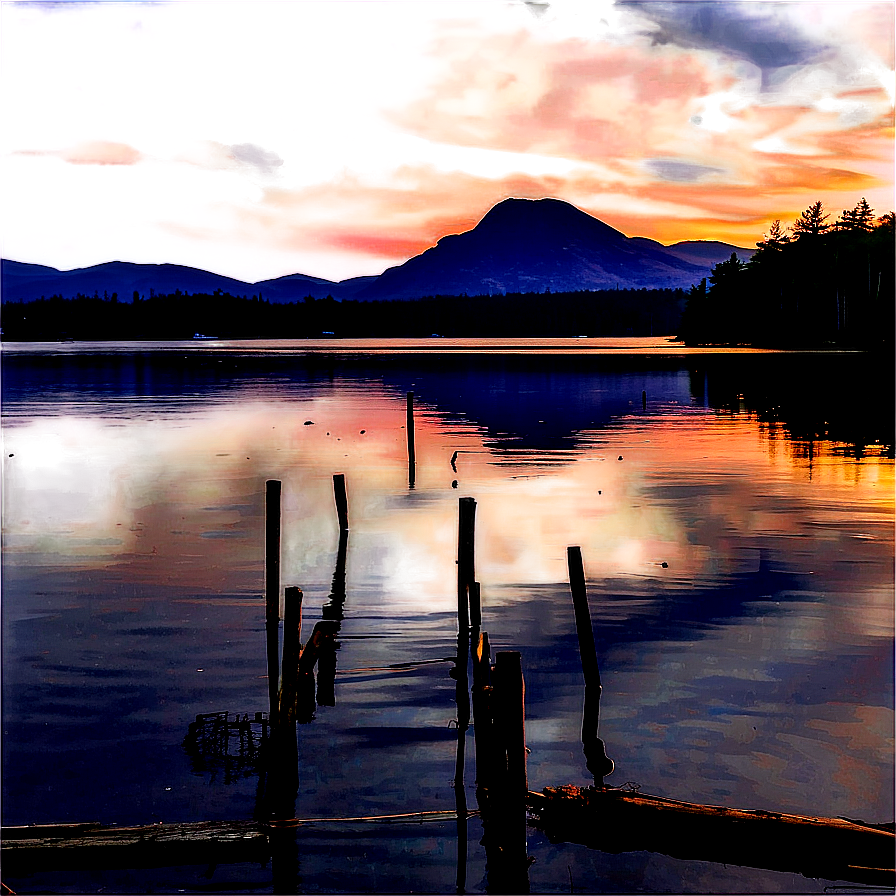 Maine's Iconic Moosehead Lake Png Dnf PNG