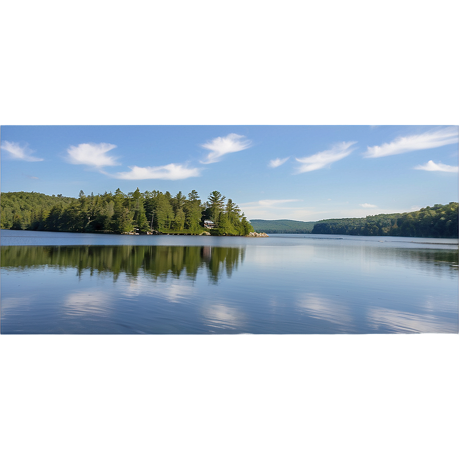 Maine's Peaceful Lakes Png 06202024 PNG