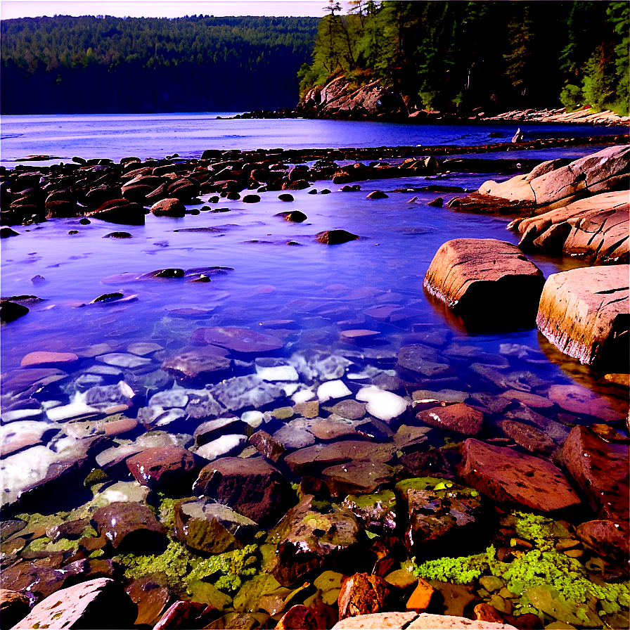 Maine's Rocky Shoreline Png 06202024 PNG