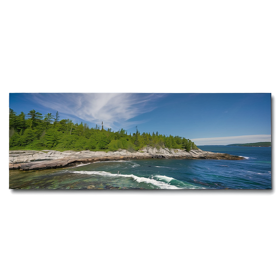 Maine's Spectacular Coastline Png 06202024 PNG