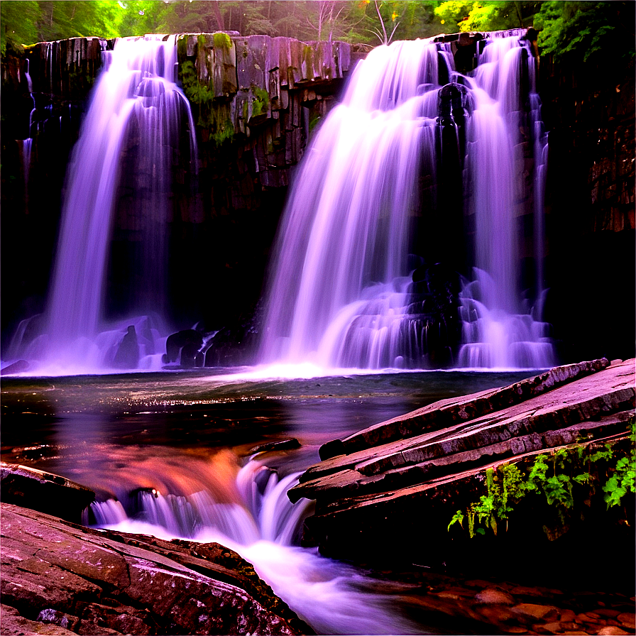 Maine's Stunning Waterfalls Png 06202024 PNG