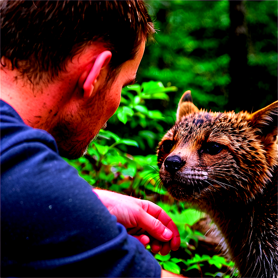 Maine Wildlife Encounter Png Pto PNG