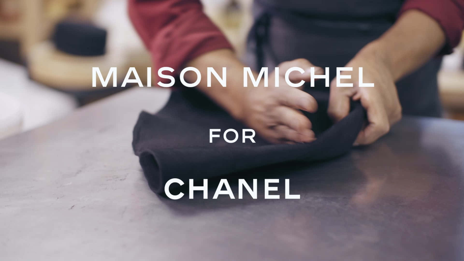 Maison Michel And Chanel Ad Background