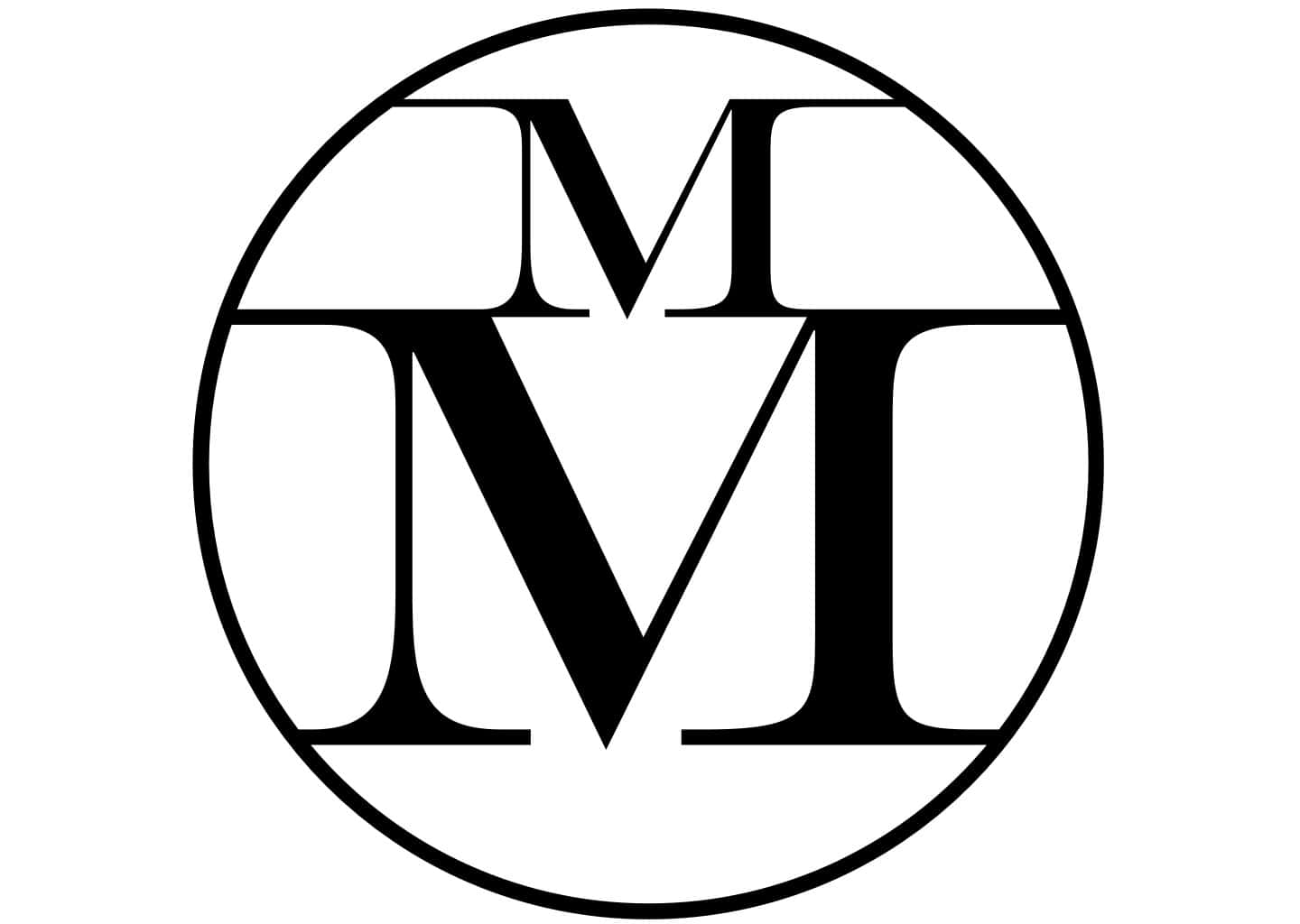 Maison Michel Double M Logo Tapet Wallpaper