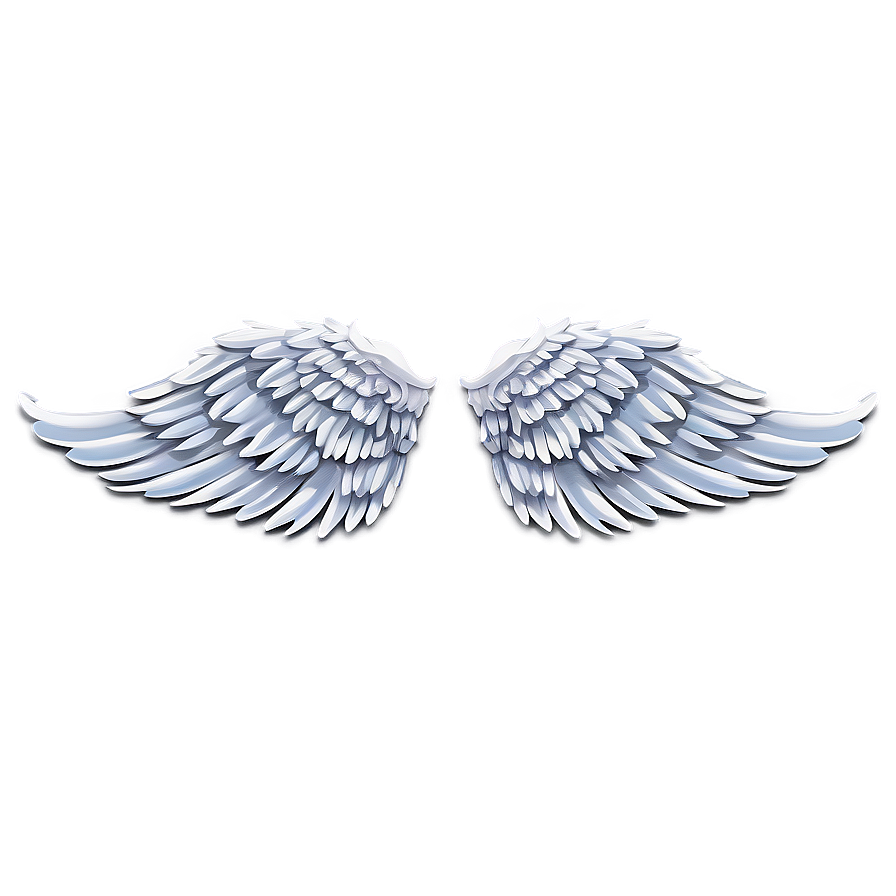 Majestic Angel Wings Rendering Png 05042024 PNG