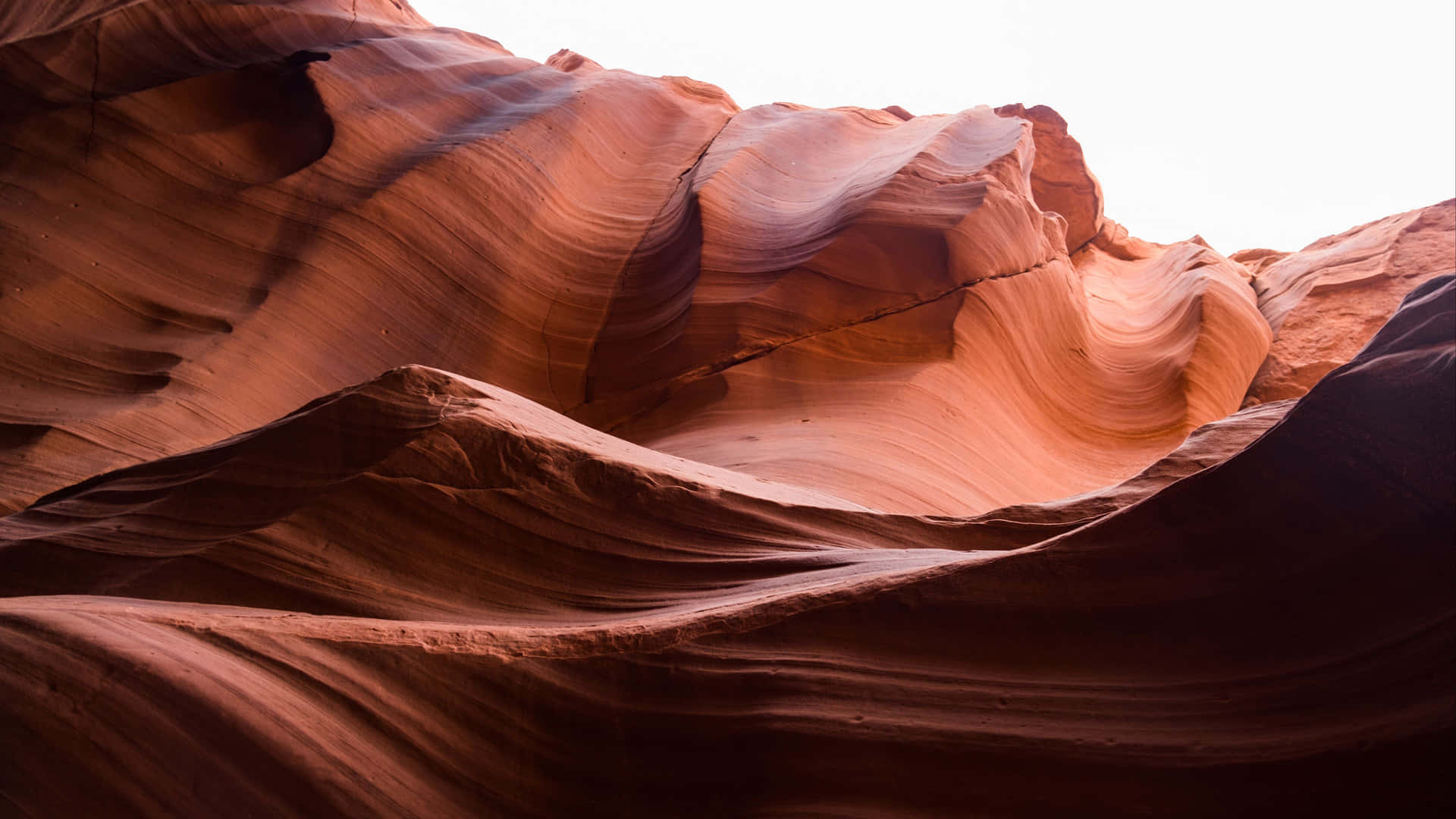 Majestueuze Antelope Canyon Golven_4 K Achtergrond