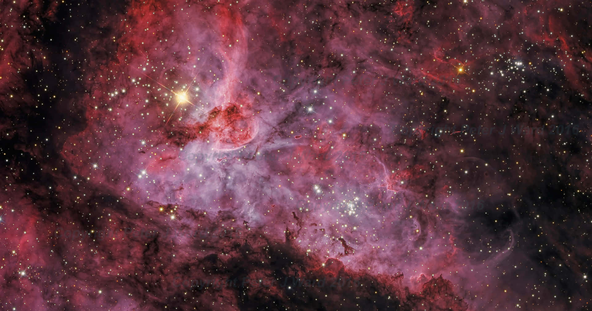 Majestic Beauty Of Carina Nebula Wallpaper