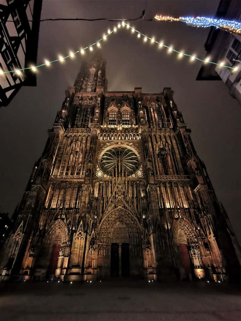 Majestic Beauty Of Strasbourg Cathedral, France Wallpaper