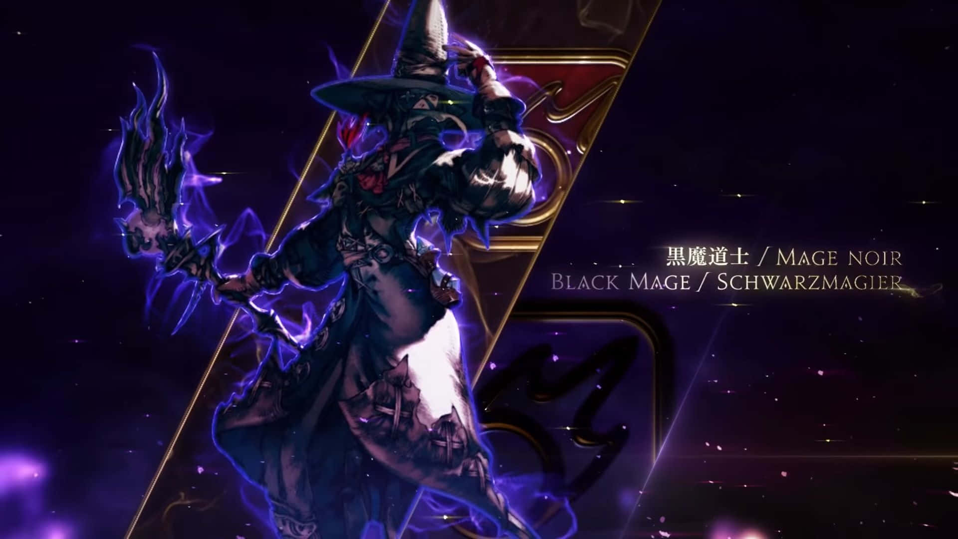 Download Majestic Black Mage From Final Fantasy In Ethereal