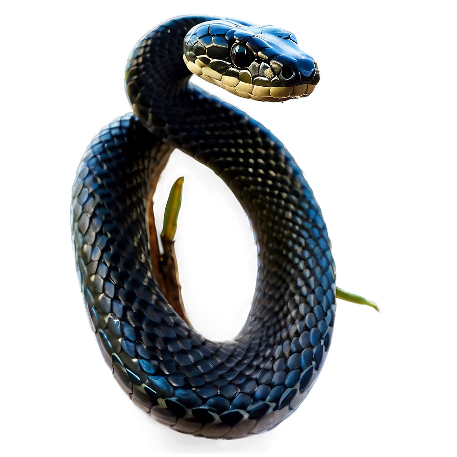 Majestic Black Snake Png 89 PNG