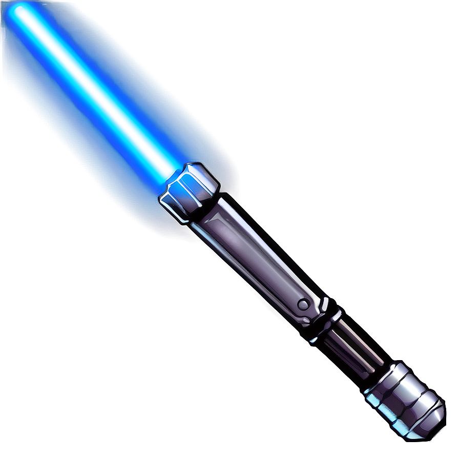 Majestic Blue Lightsaber Png 06262024 PNG