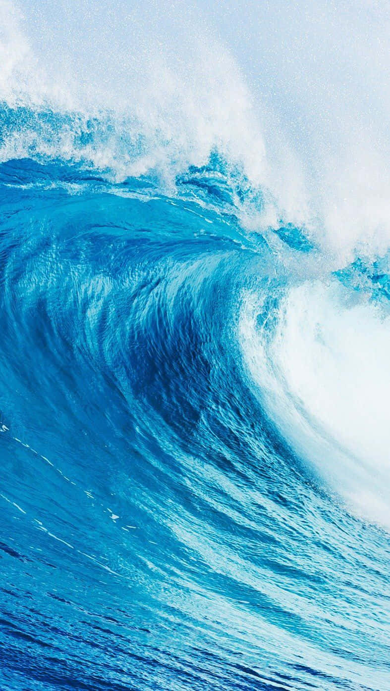 Majestic_ Blue_ Wave_4 K_ U H D Wallpaper