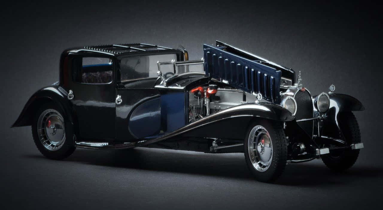 Majestetisk Bugatti Type 41 Royale Luksus Klassisk Bil Bakgrunnsbildet