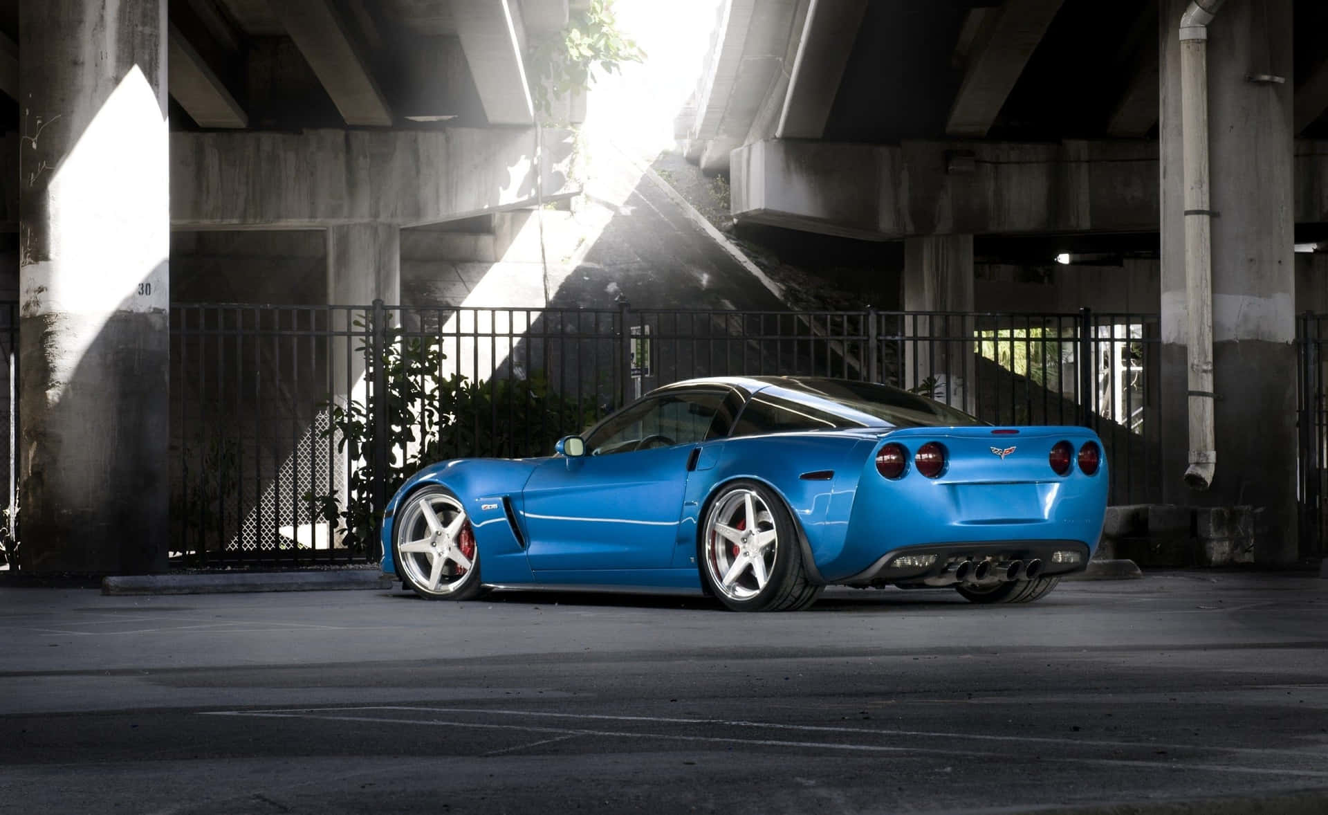 Majestic Chevrolet Corvette C6 Unleashed Wallpaper