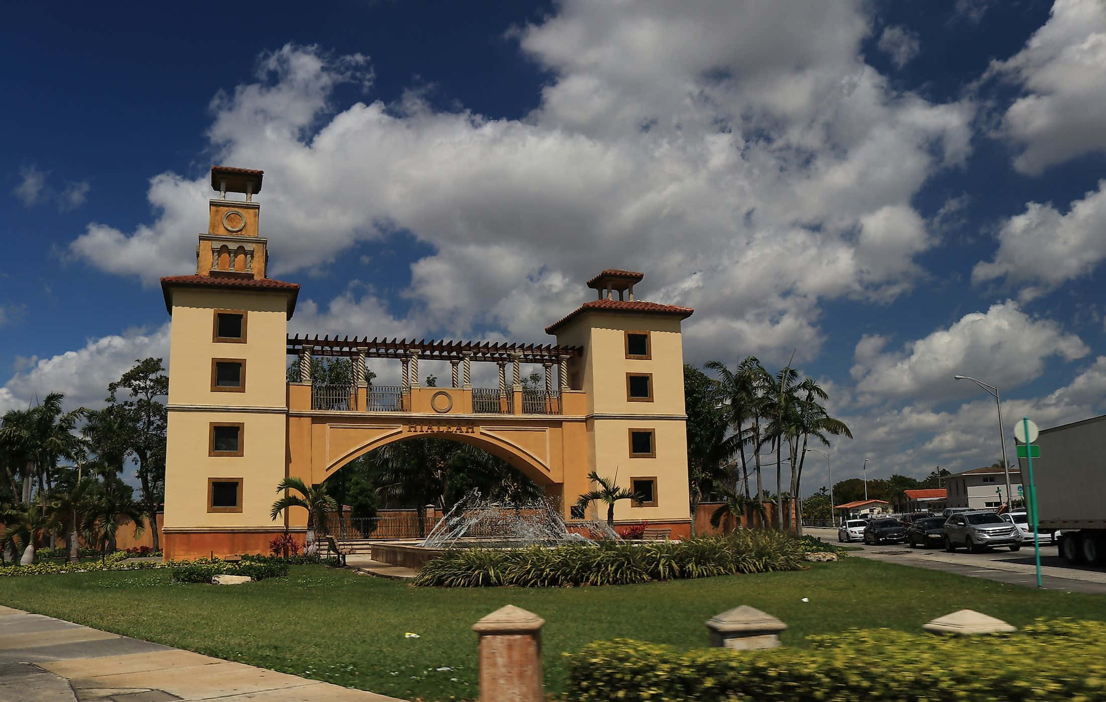 Majestic Cityscape Of Hialeah, Florida Wallpaper