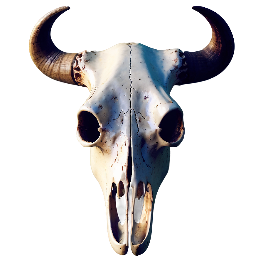 Majestic Cow Skull Png Tor PNG