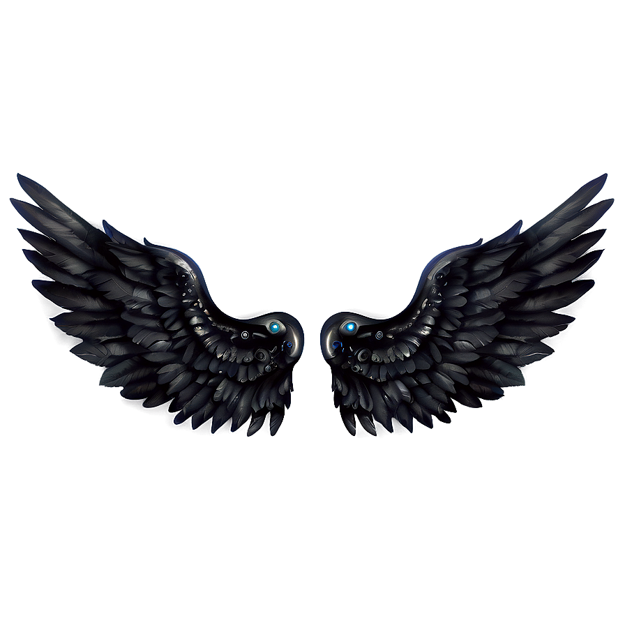 Download Majestic Dark Angel Wings Png 53 | Wallpapers.com