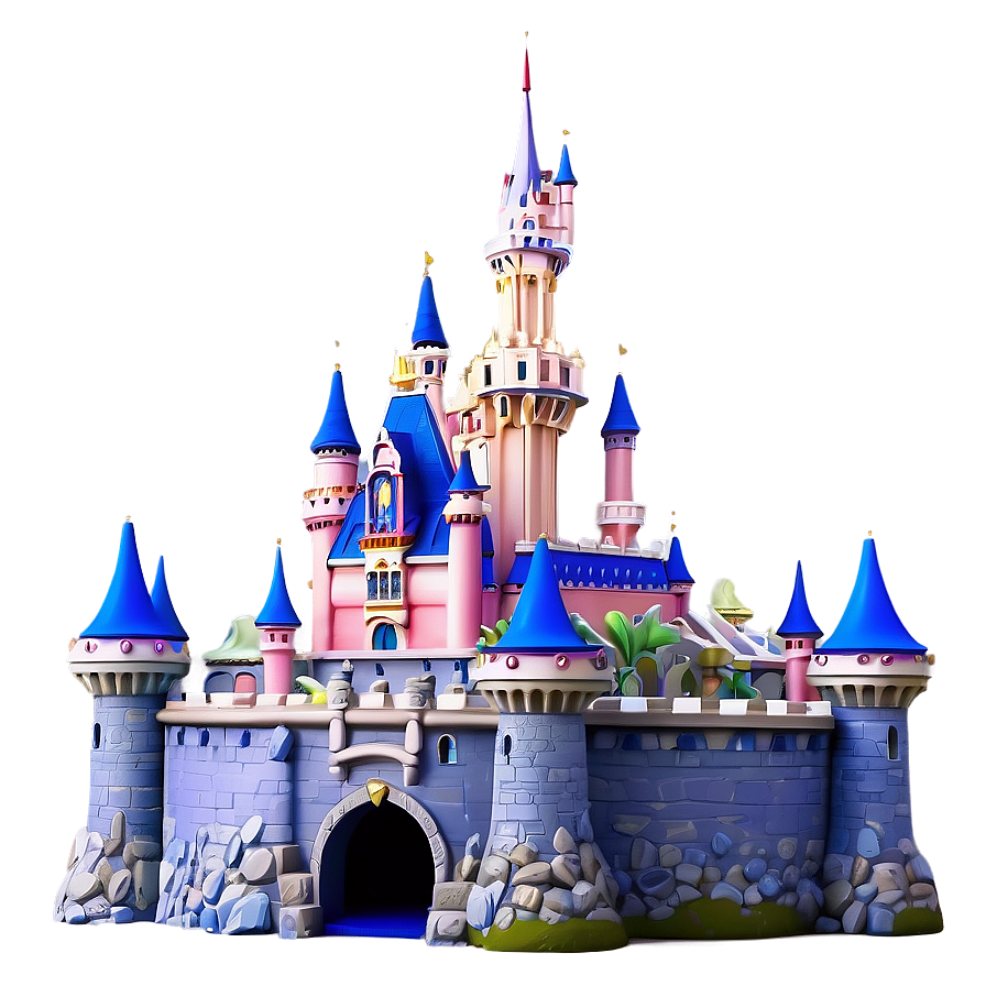 Download Majestic Disney Castle Png Nwj | Wallpapers.com