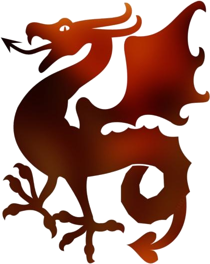 Majestic Dragon Silhouette PNG