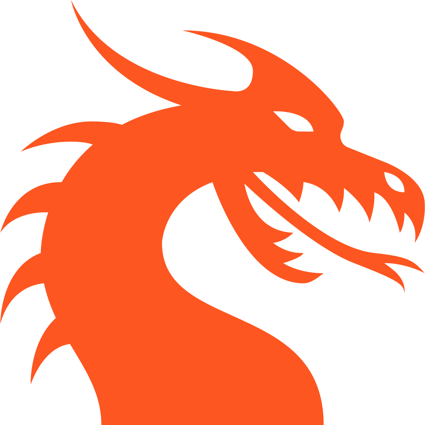 Majestic Dragon Silhouette PNG