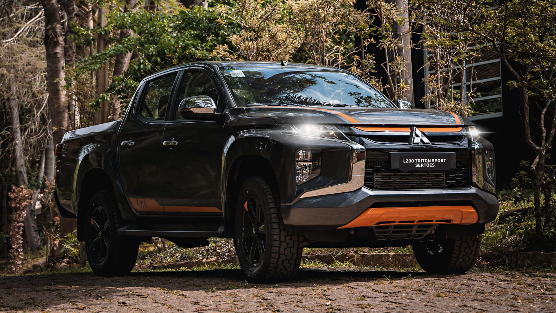 Majestic Drive With Mitsubishi Triton Wallpaper