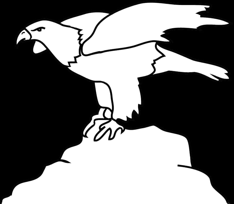 Majestic Eagle Silhouette PNG