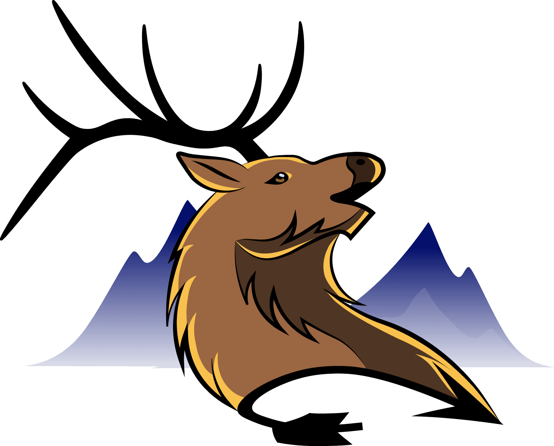 Download Majestic Elk Illustration | Wallpapers.com