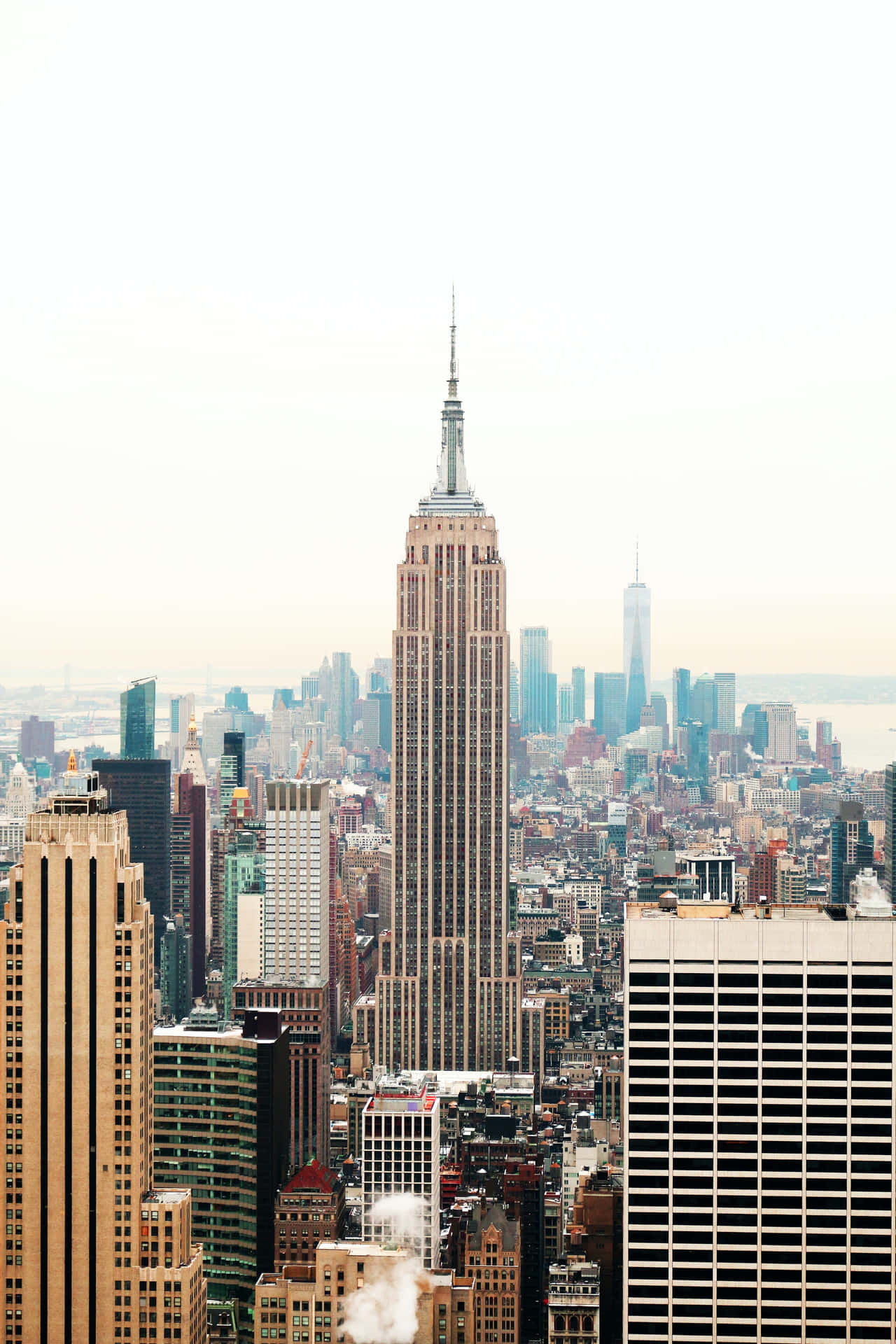 Majestic Evening View Of The Iconic Empire State Building