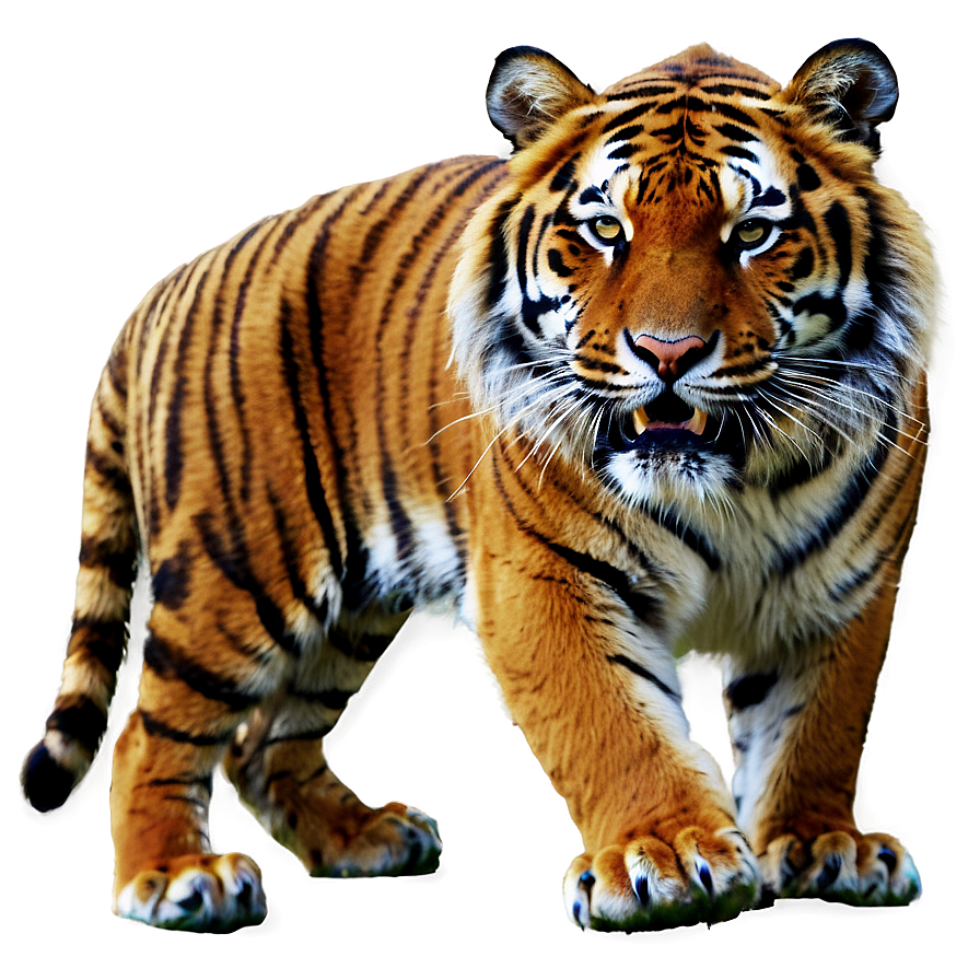 Majestic Fury Tiger Png Agv88 PNG