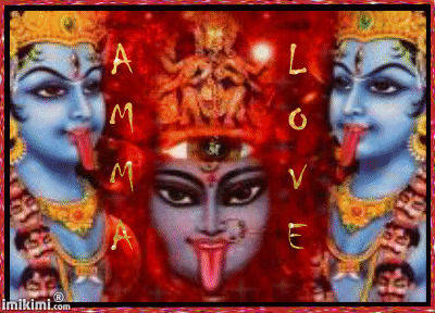 Majestic Goddess Kali Unleashing Power Wallpaper