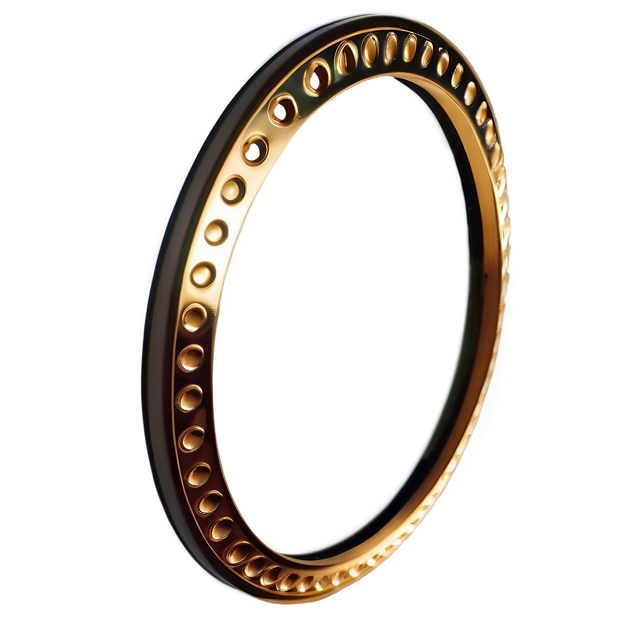 Majestic Gold Circle Border Png Xrn PNG