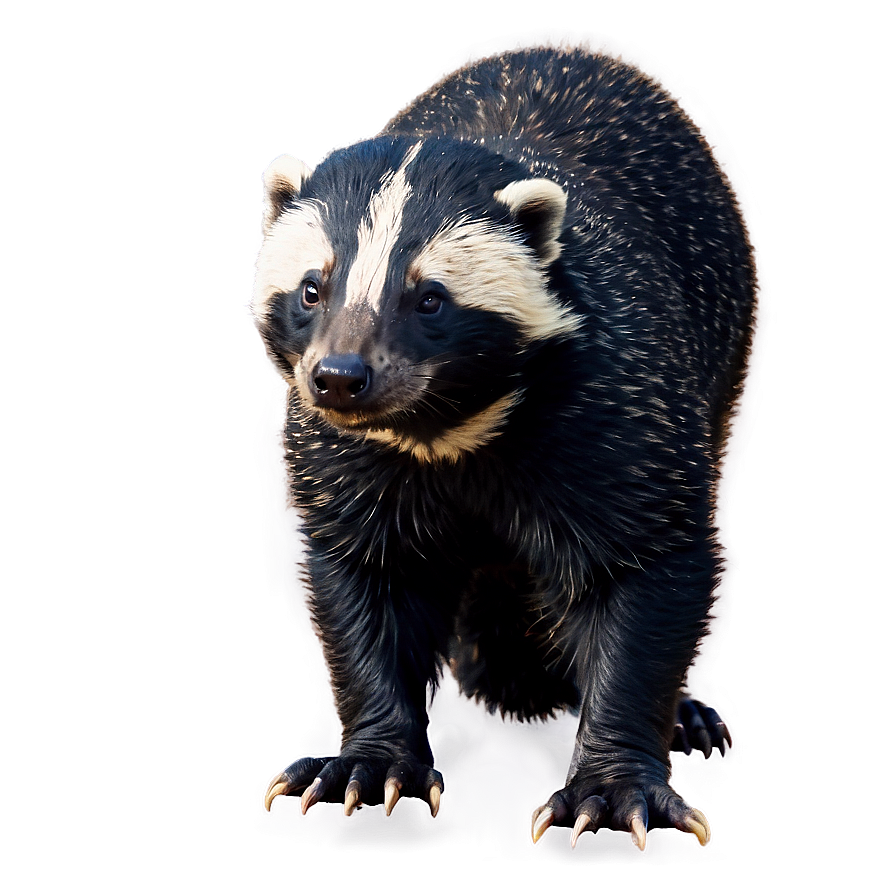 Majestic Honey Badger Pose Png Vjp PNG