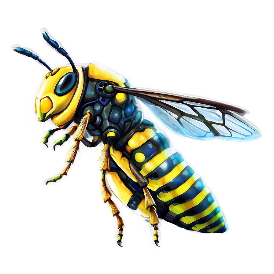 Majestic Hornet Art Png 20 PNG