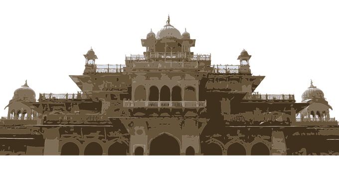 Majestic_ Indian_ Palace_ Night_ Illustration PNG