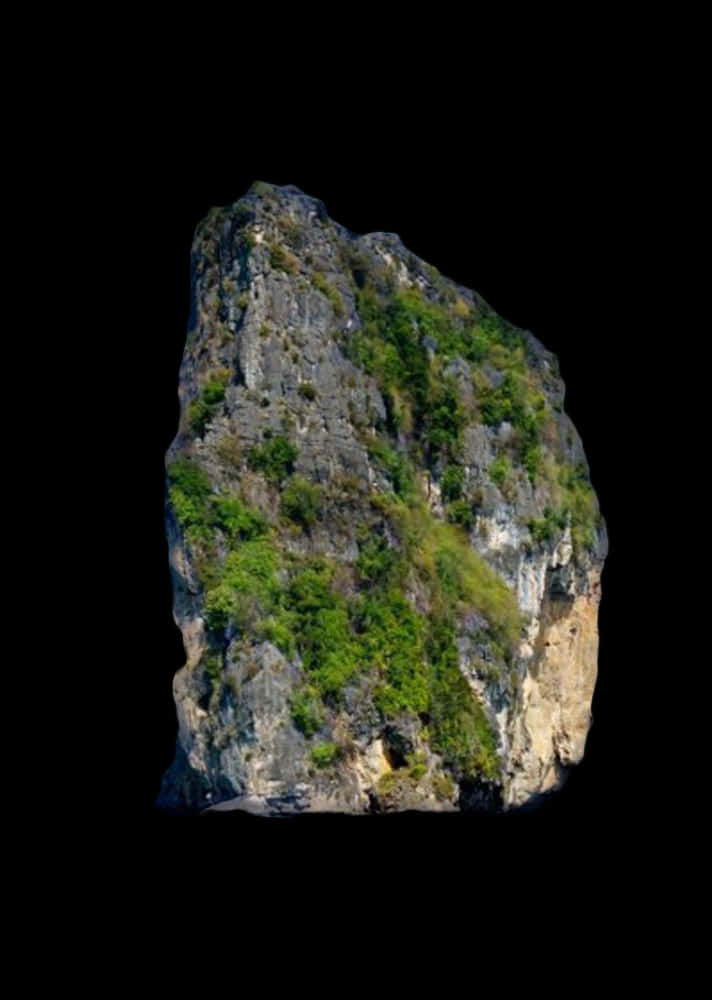 Majestic Isolated Rock Formation PNG