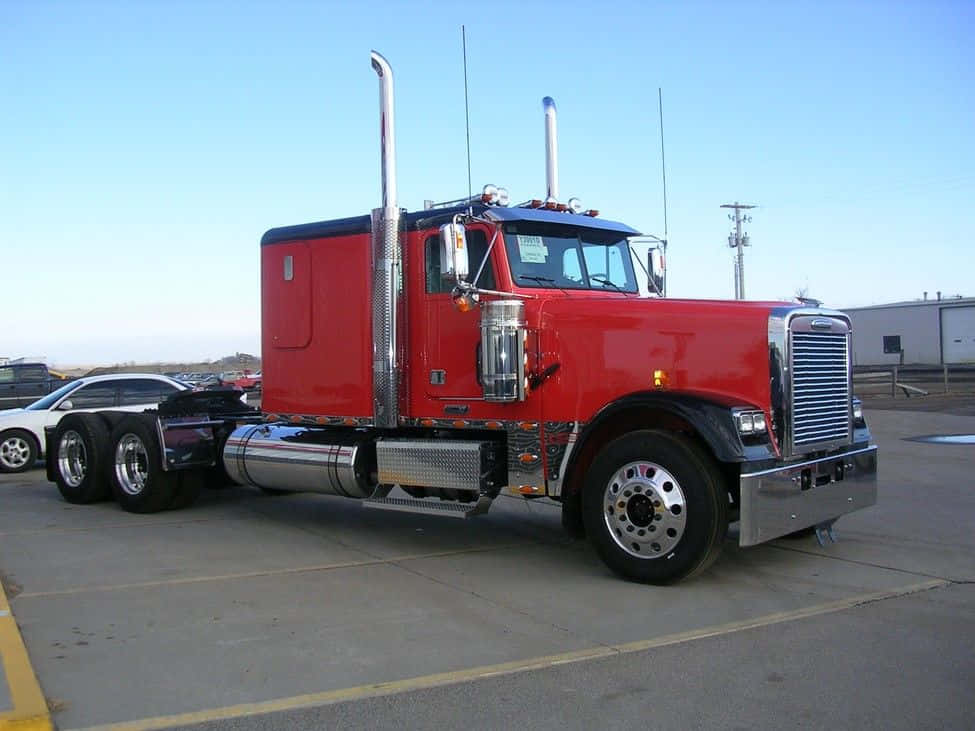 Majestic Kenworth T604 Dominating The Road Wallpaper