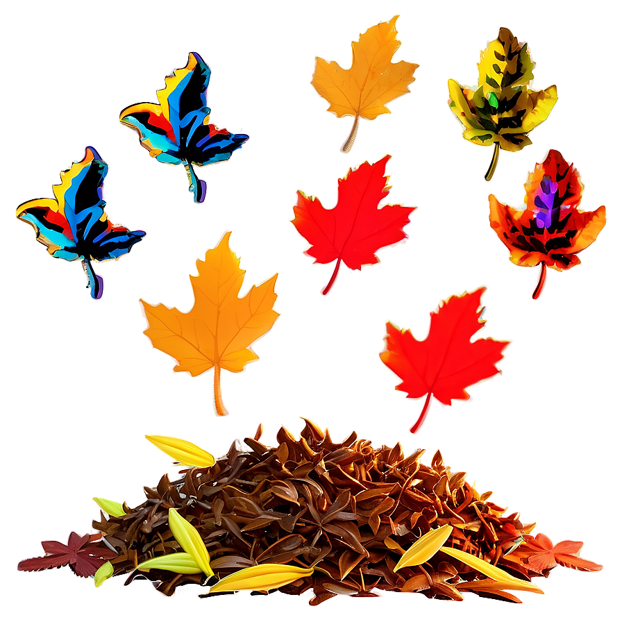 Majestic Leaf Pile Png 53 PNG