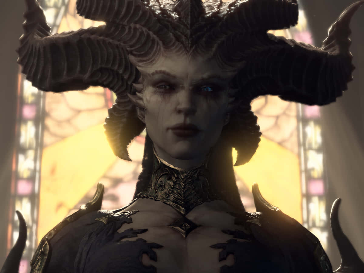 Majestic Lilith Fantasy Character Wallpaper