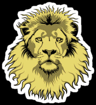 Majestic Lion Graphic PNG