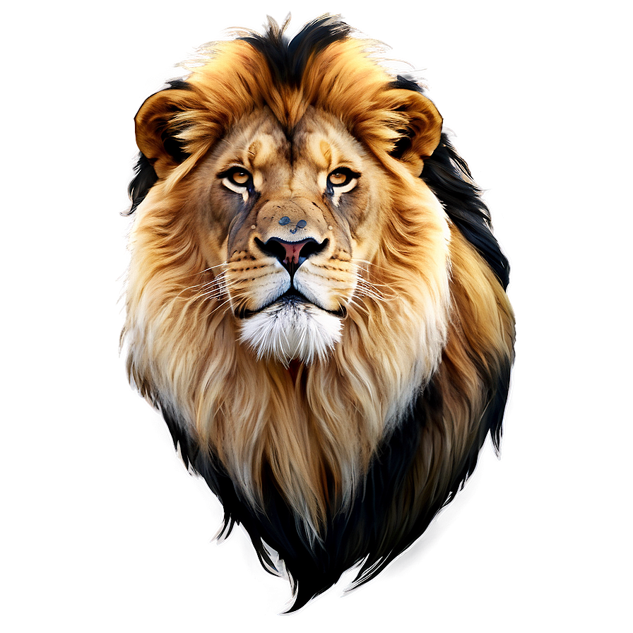 Majestic Lion Portrait Png 06122024 PNG