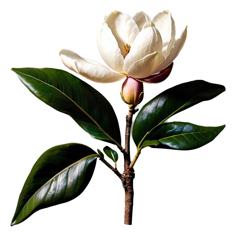 Majestic Magnolia Flower Png Yav53 PNG