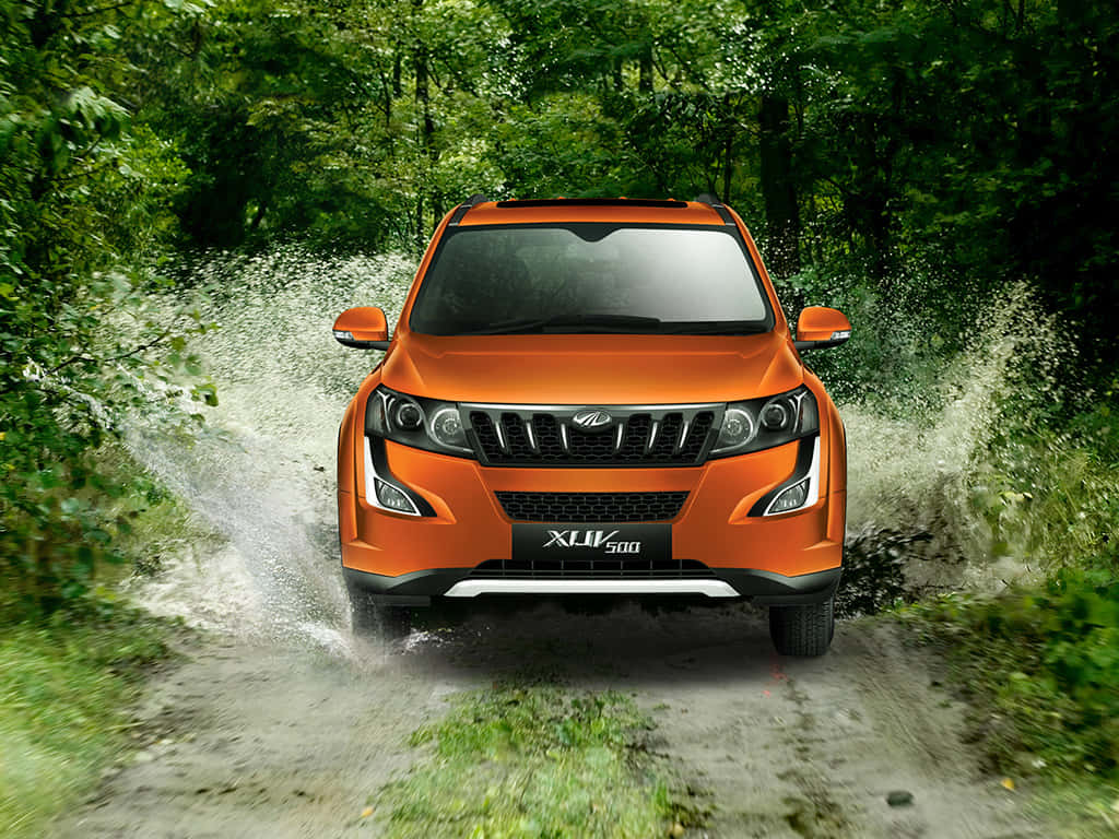 Majestic Mahindra Xuv500 In Action Wallpaper