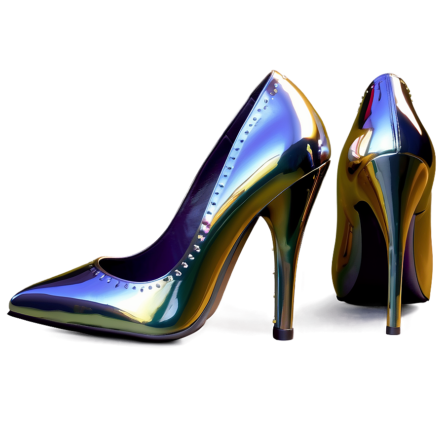 Majestic Metallic Heels Png 62 PNG