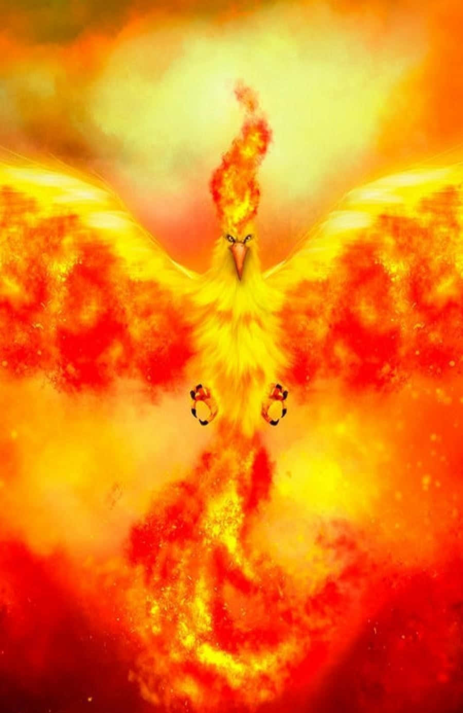 Majestic Moltres: The Embodiment Of Fire Wallpaper